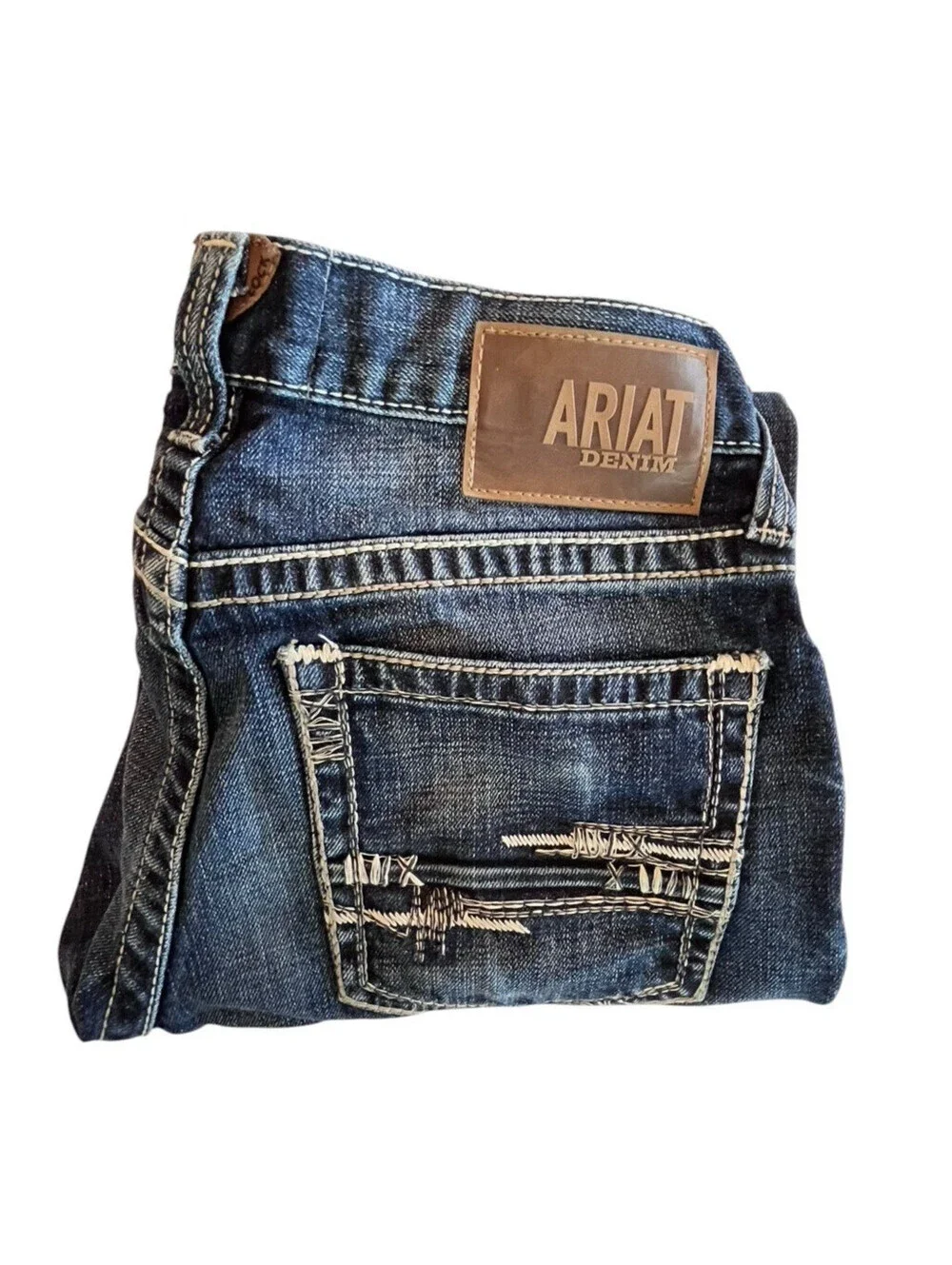 ARIAT M4 Jeans Mens Tag Sz 28/32  Low Rise Stretch  Adkins Boot Cut Jean 3051.6